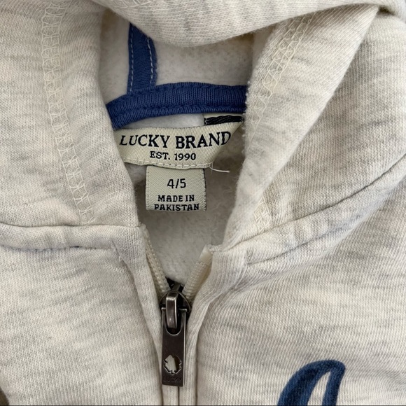 LUCKY BRAND FULL ZIP HOODIE - Picture 4 of 4